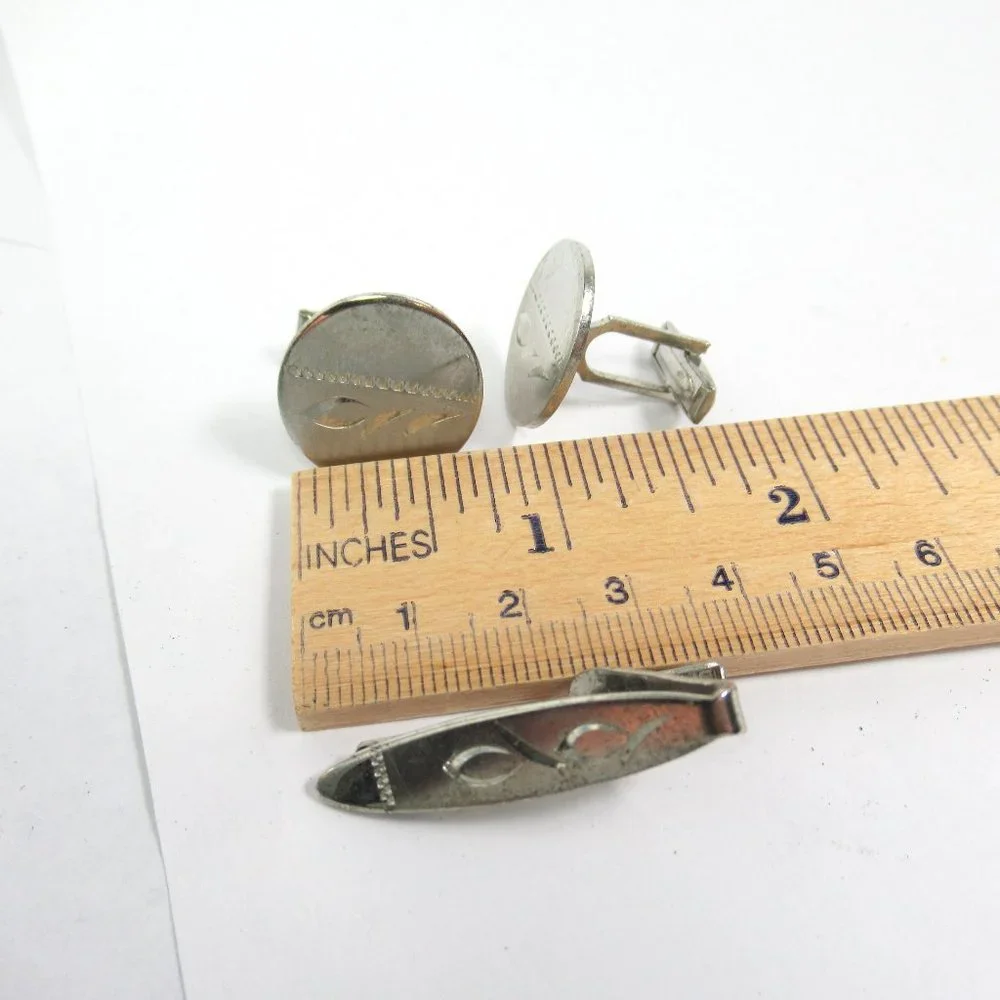 Vintage Cufflinks and matching Tietack